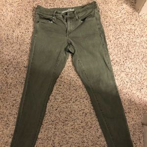 Universal Thread Olive Mid rise skinny jean